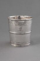 A Cape silver beaker, Peter Clarke Daniel, 19th century