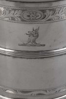 A Cape silver double beaker, Daniel Beets, circa 1812
