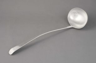 An Old English pattern Scottish Provincial soup ladle, John Keith, Banff, late 18th/early 19th century
