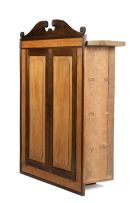 An Eastern Cape stinkwood and yellowwood wall cupboard, first quarter 19th century