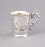 A Victorian silver child's mug, The Barnards, London, 1849