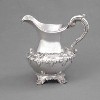 A William IV silver milk jug, John James Keith, London, 1836
