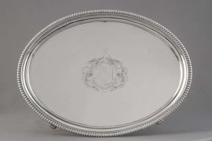 A George III silver salver, William Bayley, London, 1805