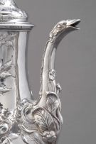 A George III silver coffee pot, Francis Butty and Nicholas Dumee, London, 1765