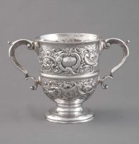 A George II silver two-handled cup, Thomas Gladwin, London, 1728
