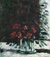 Robert Hodgins; Flowers in a Vase