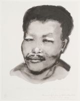 Marlene Dumas; A Portrait of a Young Nelson Mandela