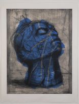 William Kentridge; Blue Head