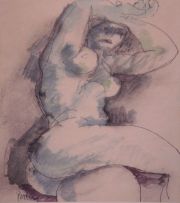 Douglas Portway; A Reclining Nude