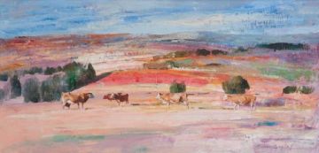 Errol Boyley; A Landscape with Cows