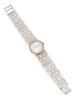 Lady's diamond and gold wristwatch, Omega de Ville, 1970s