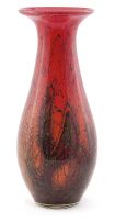 A WMF Ikora red glass vase, 1930-1950