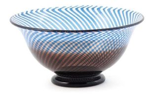 An Orrefors slip-graal glass bowl, Edvard Hald, circa 1925-1931