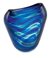 A Leerdam Unica glass vase, designed by Floris Meydam, 1937