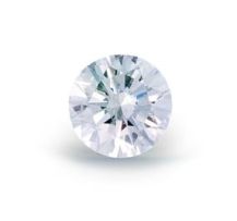 An unset round brilliant cut diamond