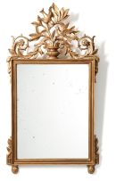 A pair of giltwood mirrors