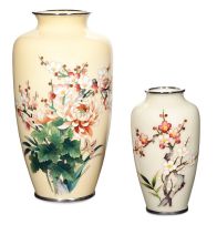 A Japanese cloisonné enamel vase, Ando Jubei, early 20th century