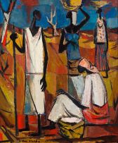 Maurice van Essche; Congolese Figures