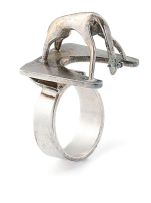 Silver ring, Erich Frey, 1960s