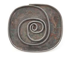 Silver brooch/pendant, Maia Holm, 1970s