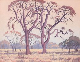 Jacob Hendrik Pierneef; A Bushveld Scene