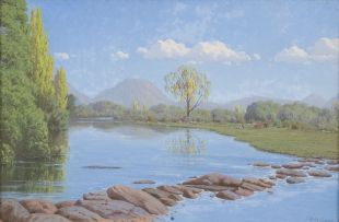 Jan Ernst Abraham Volschenk; Below the Drift: the Morass River, Oudtshoorn
