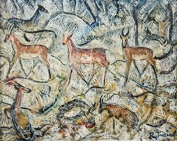 Reginald Turvey; A Herd of Impala