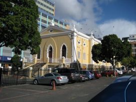 After Henry Clifford De Meillon; The Theatre, Riebeeck Square, Cape Town