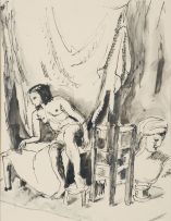 Maud Sumner; A Seated Nude