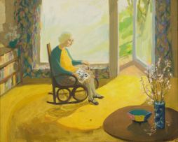 Marjorie Wallace; A Woman in a Rocking Chair