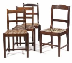 A pair of Cape stinkwood side chairs, 19th century