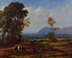 Edward Roworth; The Constantia Valley Looking Towards False Bay
