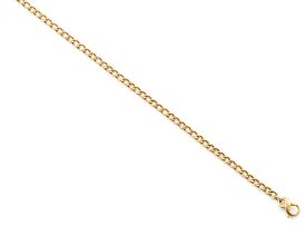 Gold fancy-link necklace