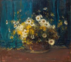 Adriaan Boshoff; Spring Daisies in a Bowl