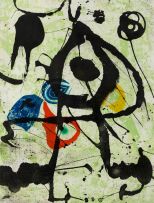 Joan Miró; Grans Rupestres VI (Large Cave Paintings VI)