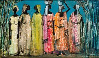 Jan Dingemans; A Group of Congolese Women