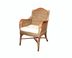 A set of ten caned dining chairs and four armchairs, modern