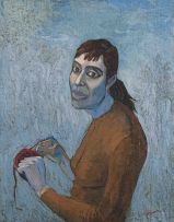 Leonard Marchant; Portrait of the Artist's Wife, Theresa