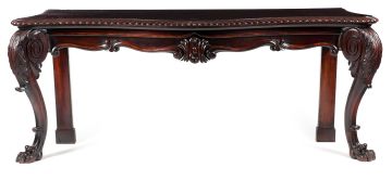 A mahogany console table, possibly Irish, early 19th century