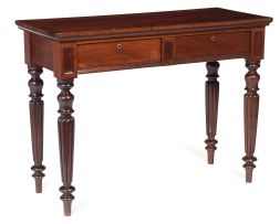 A Regency mahogany side table, circa 1820