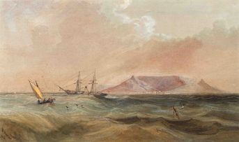Thomas Bowler; Shipping in Table Bay