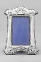 A George V silver-mounted frame, maker's mark rubbed, Birmingham, 1912