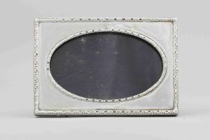 An Edward VII silver-mounted Art Nouveau frame, A & J Zimmerman, Birmingham, 1902
