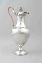 A George III silver covered jug, Hester Bateman, London, 1784