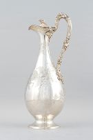 A Victorian silver wine ewer, William Hunter, London, 1865