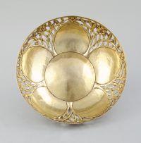 A late Victorian silver-gilt Arts and Crafts bowl, Charles Robert Ashbee, London, 1896