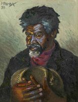 George Milwa Mnyaluza Pemba; Portrait of an Elderly Gentleman Holding a Hat