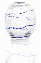 An Orrefors glass vase, attributed to Edvard Hald (1883-1980)