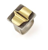 Silver and gold ring, Erich Frey, 1970s