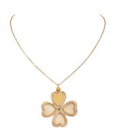 Edwardian gold heart-shaped metamorphic locket